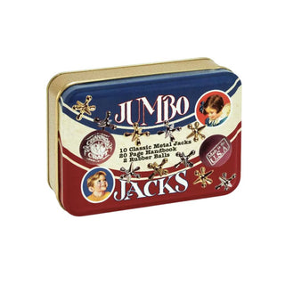 Jumbo Jacks in a Classic Toy Tin