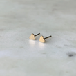 Load image into Gallery viewer, Tiny Gold Heart Studs