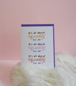 It's All About Equality Card - AC8