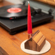 Load image into Gallery viewer, Wooden Farmhouse Candle Holder