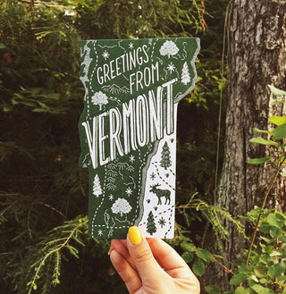 Greetings from Vermont Postcard