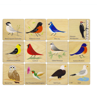 Birds Memory Tiles Game