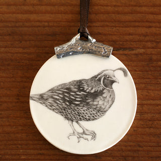 Laura Zindel Ceramic & Pewter Ornament