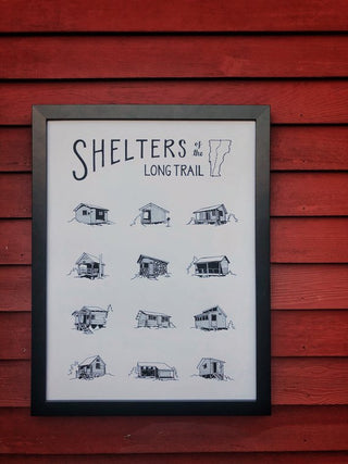 Shelters of The Long Trail Print