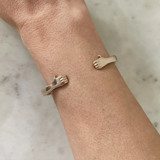 Sterling Silver Hug Cuff