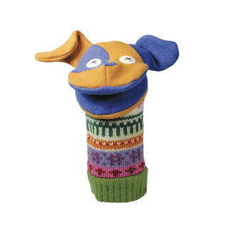 Wool One-of-A-Kind Puppet - Dog