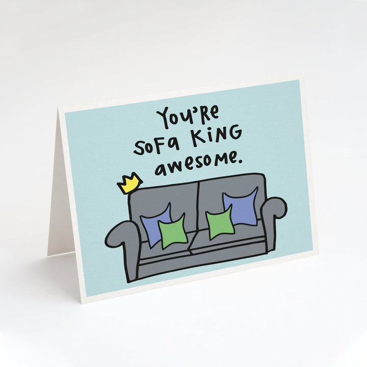 You're Sofa King Awesome Card - TG1