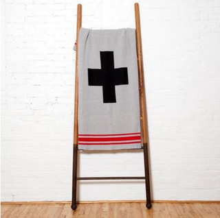 Eco Swiss Cross With Stripes Throw