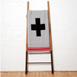 Load image into Gallery viewer, Eco Swiss Cross With Stripes Throw