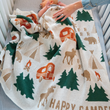 Load image into Gallery viewer, Happy Camper Baby Throw