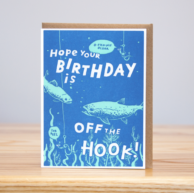 Off The Hook Bday Card - HB5