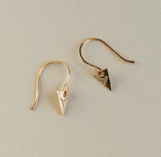 Zoe Brass Earrings