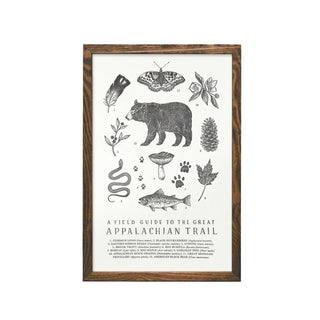 Appalachian Trail Field Guide Print - 11 x 17