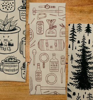 Camp Gear Tea Towel