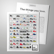 Load image into Gallery viewer, A Visual Compendium of Sneakers Print - 16x20 - PICKUP ONLY