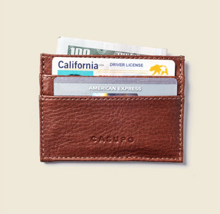 Slim Horizontal Wallet - Chocolate