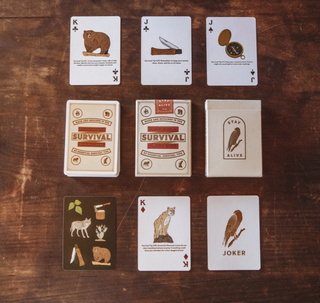 Survival Playing Cards - Cream