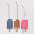 Load image into Gallery viewer, Wooden Indigo Blue Popsicle Ornament