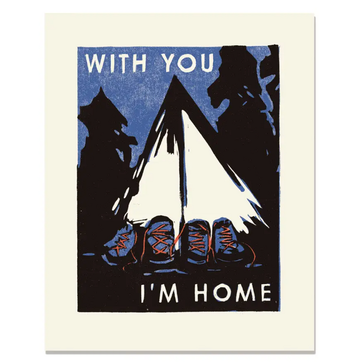 With You I'm Home Print - 8 x 10