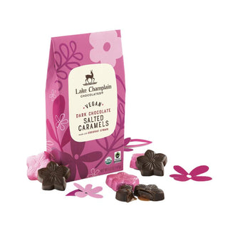 Vegan Salted Caramel Chocolate Flowers