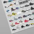 Load image into Gallery viewer, A Visual Compendium of Sneakers Print - 16x20 - PICKUP ONLY