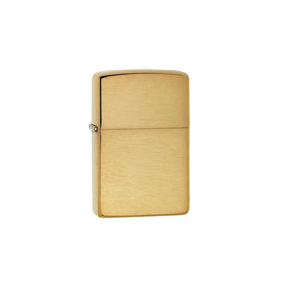 Zippo Lighter - Regular Brushed Finish Brass