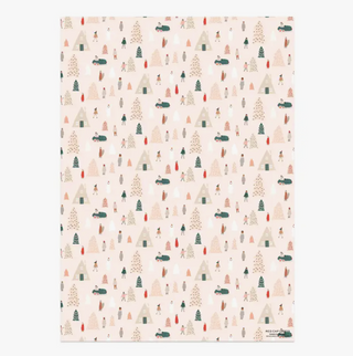 Wrapping Paper Roll - Pink Trees - PICKUP ONLY