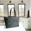 Load image into Gallery viewer, Red House Medium Zip Tote
