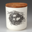 Load image into Gallery viewer, Laura Zindel Small Canister - Quail Nest