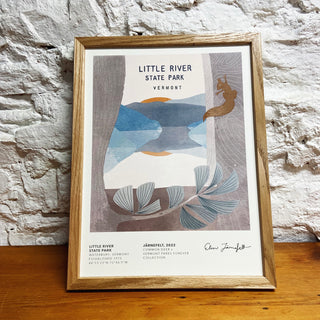 Vermont Parks Collection Print: Little River State Park, Elisa Jarnefelt 12x16