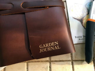 Leather Handmade Garden Journal