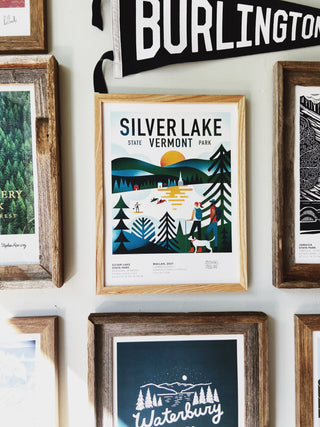 Vermont Parks Collection Print: Silver Lake State Park 12x16
