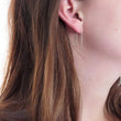 Load image into Gallery viewer, Long Staple Threader Earrings