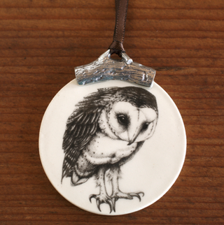 Laura Zindel Ceramic & Pewter Ornament
