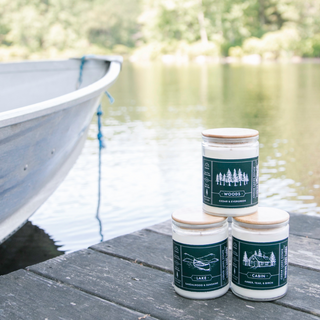 Bamboo Top Woods Candle