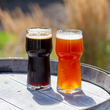 Load image into Gallery viewer, AO Glass Vermont Stamp Beer Pint Glass