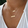 Load image into Gallery viewer, Mt Mansfield Bar Necklace
