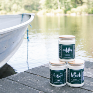 Bamboo Top Cabin Candle