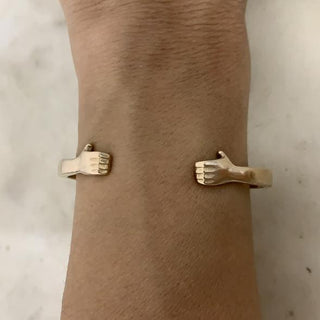 Hug Cuff Bangle Bronze