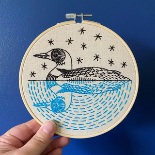 Loon Embroidery Kit