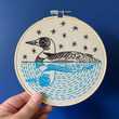 Load image into Gallery viewer, Loon Embroidery Kit