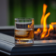 Load image into Gallery viewer, AO Glass Vermont Stamp Whiskey Rocks Glass