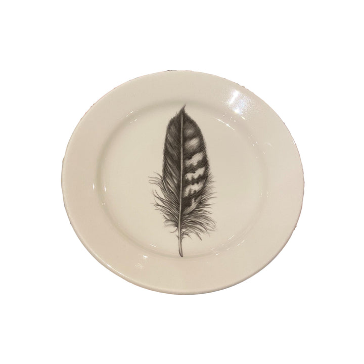 Laura Zindel Salad Plate - Quail Feather