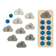 Load image into Gallery viewer, Wooden Ten Frame With Clouds