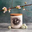 Load image into Gallery viewer, Laura Zindel Small Canister - Quail Nest