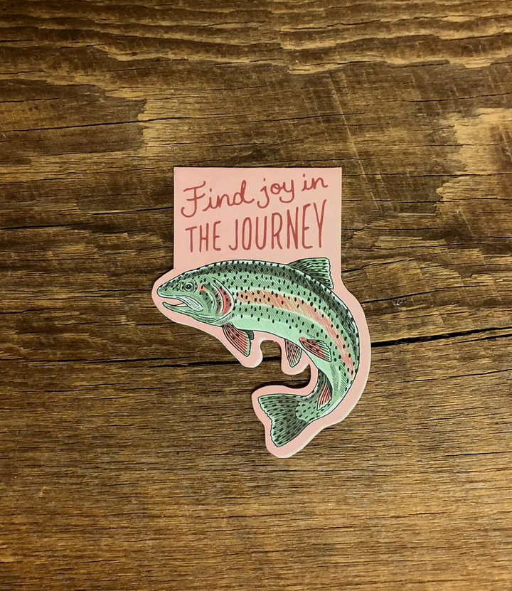 Adventure Magnetic Bookmark - Journey Trout