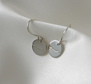 Mount Mansfield Dangle Disc Earrings