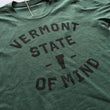 Load image into Gallery viewer, Vermont State of Mind Green Tee