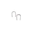 Load image into Gallery viewer, Short Staple Threader Earrings