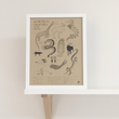 Load image into Gallery viewer, Some Mythical Creatures Art Print - 11x14